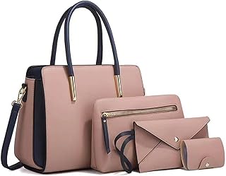 Pu leather leather strap bags, leather tote, messenger bag tote for ladies, shoulder bag with wallet and card holder, set of 4 bags for women in mesh.. From big brands to everyday basics — DIAYTAR Nigeria has you covered.