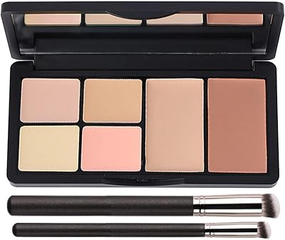 6 in 1 anti-concealer palette for color correction, concealer, outline and foundation to define dark circles and skin imperfections with two brushes.. From kitchen tools to phones — DIAYTAR Nigeria ships it all in a week.