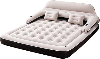 Demar Garden size inflatable sofa bed, inflatable bed with pillows and backrests.. Shop with confidence at DIAYTAR NIGERIA, Nigeria's premier affordable e-commerce platform.