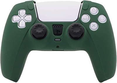 PlayStation 5 accessories, PlayStation 5 controller cover, silicone cover for PlayStation 5 controller, green.. DIAYTAR NIGERIA delivers on our promise of variety, affordability, and prompt nationwide service.
