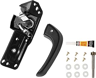 Interior door handle set for front left driver side | For Chevrolet Silverado, Tahoe, Suburban, Avalanche, GMC Sierra, Yukon, Yukon XL, Cadillac Escalade 2007-2014 | Replacement # 20833606, 80374.. Shop with confidence at DIAYTAR NIGERIA, where affordability meets reliability in less than 8 days.