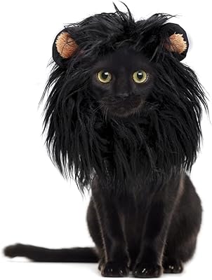 Lion mane wig for cats and dogs, funny costumes for Halloween and Christmas, Fur clothing accessories for pets.. DIAYTAR NIGERIA: Making quality accessible to all Nigerians with affordable prices and quick delivery.