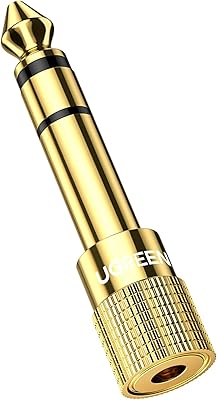 Ugreen - Helmet adapter 6.35 mm male around 3.5 mm female - gold color.. DIAYTAR NIGERIA: Your affordable shopping destination with thousands of products delivered in days.