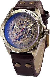 High quality 24 Hours Mechanical Skeleton Mechanical Skeleton Skeleton Watch For Men Brown Skeleton.. Navigate through thousands of products at pocket-friendly prices with DIAYTAR NIGERIA's easy-to-use platform.