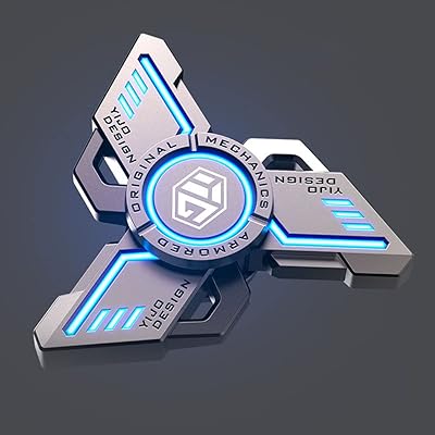 Fidget spinner toys, metal finger spinners, concentration fingers for ADHD, anti-stress toys, adult and children's gifts, desktop and class with lighting.. Experience the joy of convenient shopping with DIAYTAR NIGERIA's vast selection and quick delivery service.