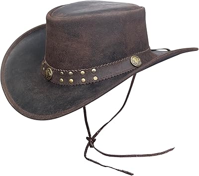 Western cowboy hat Vintage black and brown on a large edge for men.. Shop for less and receive more with DIAYTAR NIGERIA's expansive e-commerce platform and nationwide delivery.