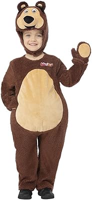 SMIFFYS MASHA and BEAR costume under official license of 51584m, for children, unisex, brown, m for 7-9 years.. Shop from Nigeria's largest product selection at DIAYTAR, with budget-friendly prices and swift delivery.