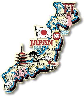 Classic magnets Jumbo Japanese Country Card, collection souvenirs made in the United States.. Discover why DIAYTAR NIGERIA is the smart shopper's choice for affordable products delivered nationwide.