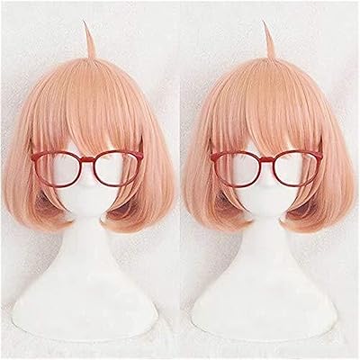 Hair hats for women Beyond the Boundary Kyoukai no Kanata Kuriyama Mirai Court Orange Pink Cosplay Costume Wig + Cap + Cap.. DIAYTAR NIGERIA combines affordability with convenience, delivering your purchases within 5-8 days.
