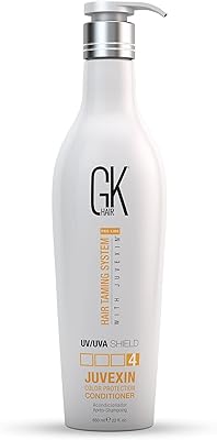 Post -shampoo GK Hair Global Keratin Color Shield (650 ml) - Deputy cleaning thermal protection for frizzy, dry, damaged and colorful hair - Sulfate or paraben unisex.. Your shopping journey simplified with DIAYTAR NIGERIA's vast selection and budget-friendly shipping.