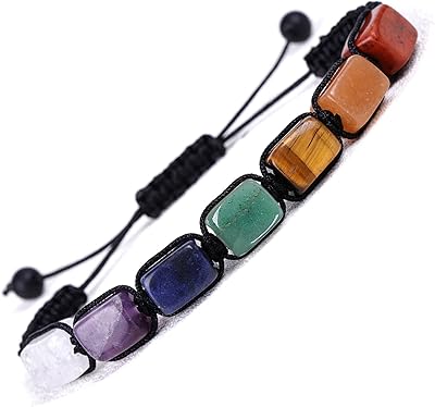 Adjustable bracelets 7 real chakras for women and men, healing bracelets with crystal healing stones, bracelets of natural reiki pearls, bracelets braided in natural stone, stone, stone.. Find everything you need at prices you'll love with DIAYTAR NIGERIA's comprehensive e-commerce platform.
