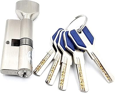 Lock cylinder MS Fila ISO 9001 5 Computer keys with rubber handle.. DIAYTAR NIGERIA brings the marketplace to your home with budget-friendly prices and nationwide delivery.