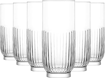 Set of 6 vintage tokyo cups with water juice cocktails and drinks.. DIAYTAR Nigeria: Great value, fast delivery, and endless options.