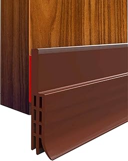 Tightness strip for door bottoms for exterior/interior doors, lower door sweeping strip, soundproofing of door, soundproofed band, 39.3 inches (brown).. Shop smarter with DIAYTAR Nigeria — from household essentials to electronics, we have everything you need. Plus, our delivery is fast, secure, and arrives between 5 and 8 days.