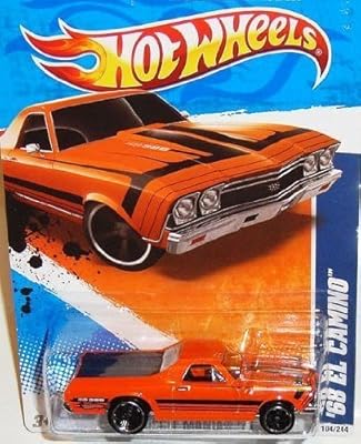 2011 Hot Wheels Muscle Mania 11 - 410 68 Orange El Camino Collection car on scale 164 104244.. Reliable delivery, all over Nigeria — that’s DIAYTAR Nigeria promise.
