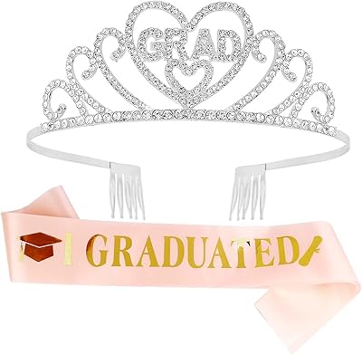 Aubrey tiara degree crown, belt, 2022 graduation party decorations, hat gift for women, girls, boys and men, money.. Experience the power of choice with DIAYTAR NIGERIA's extensive catalog and reliable delivery service.
