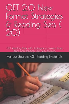 Strategies and reading sets New Oet 2.0 format (20): Oet reading book with strategies to respond to three parts and reading tests with responses.. Your digital marketplace solution, DIAYTAR NIGERIA delivers quality and value within the week.