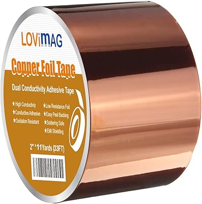 Lovemag copper leaf ribbon (2 "x 37") with driver's adhesive for guitar.. DIAYTAR NIGERIA makes quality accessible with our diverse product range and dependable delivery service.