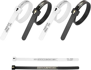 6 pieces Ring gauge UK ring dimensioning tool Adjust the size A-Z with guide.. Thousands of items, all priced just right — shop DIAYTAR Nigeria today.