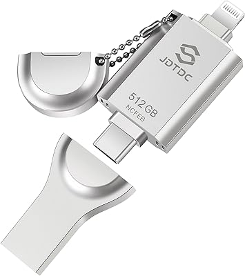 Apple certified photo certified stick with a capacity of 512 GB for iPhone, iPhone, USB port, backup memory, iPhone storage, Flash memory for iPhone, flash memory for iPad, USB C storage and storage.. DIAYTAR NIGERIA: Bringing quality products to your doorstep at prices that won't break the bank.