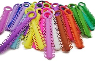 5 Packets of Dental Orthodontic Metal Supports Colorful Elashes of Multicolored Elastic Ligature 1040 rooms/Package.. Discover the joy of online shopping with DIAYTAR NIGERIA's budget-friendly prices and reliable shipping.