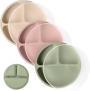 Top plates for toddlers 100 % silicone with lid 3 lids.. DIAYTAR NIGERIA connects you with thousands of products at competitive prices, delivered within a week.