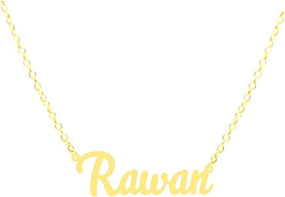21 -carat gold first name necklace.. DIAYTAR NIGERIA: Making quality accessible to all Nigerians with affordable prices and quick delivery.