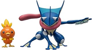 Pack of 2 Pokémon - Includes 4.5 "Greninja figurines and Torchic of 2" with accessory - Amazon exclusivity.. Fast delivery is our promise — DIAYTAR Nigeria keeps it real.