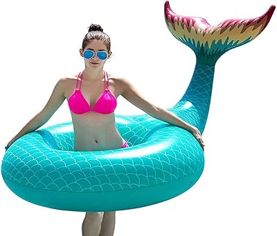 Giant inflatable pool tube with quick valves for summer swimming pool, festive lounge toys, adult and children's decorations (green).. DIAYTAR NIGERIA: Your partner in affordable online shopping with dependable delivery within 8 days.