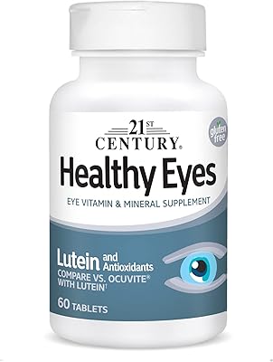 XXI century nutritional supplement rich in lutein, vitamins and minerals for eyes from healthy eyes - 60 tablets.. DIAYTAR NIGERIA: Your partner in affordable online retail with reliable shipping across Nigeria.