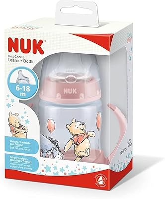 Nook First Choice learning bottle, 150 ml, Winnie L'Ourson pattern, matching colors.. DIAYTAR NIGERIA: Your affordable gateway to thousands of products delivered within a week.