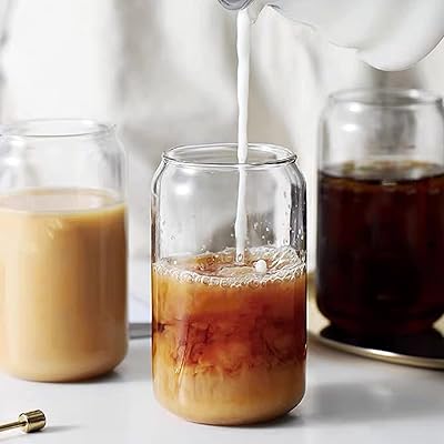 LEDN glass cups with bamboo lids and straws 16 oz.. Navigate through thousands of products at pocket-friendly prices with DIAYTAR NIGERIA's easy-to-use platform.