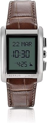 Digital leather relaxed watch for men al fajr - ws -06l, bracelet.. Discover why thousands choose DIAYTAR NIGERIA for affordable products delivered in less than a week.