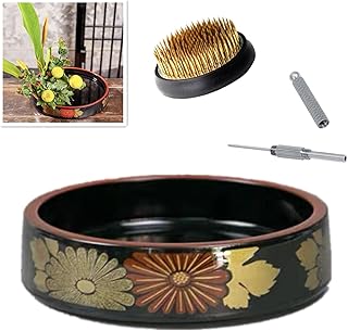 Ikeban Japanese ikebana flower frog set with 2.5 "flower frog and Kanzan 2 in 1 straightener, plastic bowl of 8.13".. DIAYTAR NIGERIA: Making quality accessible to all Nigerians with affordable prices and quick delivery.