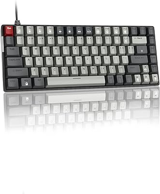 Magiji Mechanical keyboard 75% wired for the game with red keys and backlight.. Shop the smart way with DIAYTAR Nigeria — fast delivery, affordable everything.