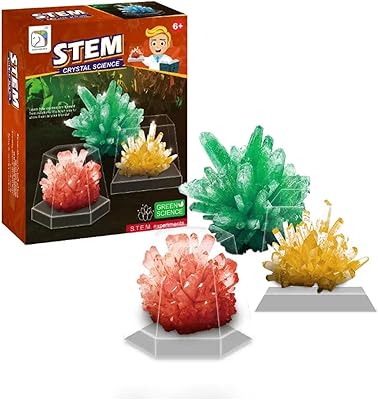 Mumfies Crystal Science Experiences Culture Kit for children's crystals with presentation box, cultivate your own amazing crystals, superb educational toys for the manufacture of crystals, gift for boys and girls.. DIAYTAR NIGERIA: Where quality meets accessibility with affordable prices and prompt shipping.