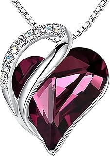 Heart pendant necklace infinite, crystal necklace for women, silver color gift jewelry, 18 "chain and extension of 2".. Enjoy a hassle-free shopping experience with DIAYTAR Nigeria, where products are categorized for your convenience and delivery is always on time.