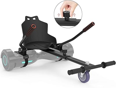 LEOGren adjustable hoverboard seat fixing for hoverboard of 6.5 ", 8" and 10 ", hover kart, go kart, self-balanced scooter accessories for adults and children, black.. DIAYTAR NIGERIA brings the market to your screen with thousands of affordable products delivered to your door.