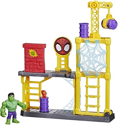 Marvel Spidey preschool game and her incredible Hulk Smashyard friends, Hulk game set with a blowing lamp wall, for children 3 and over.. DIAYTAR NIGERIA: Your partner in affordable online retail with reliable shipping across Nigeria.