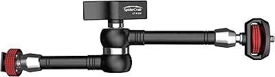9.5 iFotage 9.5 "Articulated camera Magic arm for microphone with LED display with 1/4" screw scratch head 6 kg load.. Your favorite brands are just a click away on DIAYTAR Nigeria.