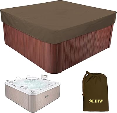 Bath cover Spa square for Polyester Waterproof UV Protection to protect furniture.. Experience the ease of one-stop shopping with DIAYTAR NIGERIA's diverse catalog and nationwide delivery.