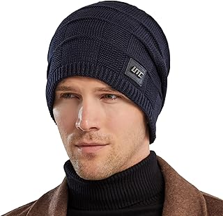 Warm and stretch winter hat for men in cold weather, blue, 30.. DIAYTAR NIGERIA: Where affordability and variety meet with convenient delivery within 8 days.