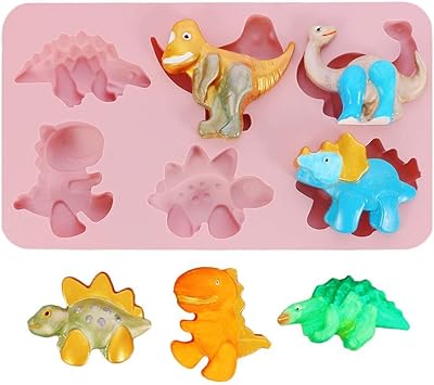 Dinosaur -shaped silicone mold, dinosaur -shaped cake pan to make fondant, chocolate and candies, 3D DIY dinosaur mold for decoration of cakes and cooking tools.. DIAYTAR NIGERIA brings the nation's largest product catalog to your doorstep at prices you'll appreciate.