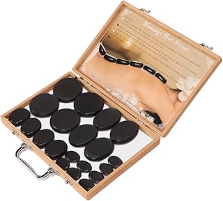 Hot massage stones, quick heating, electric electric massage set with heating, hot massage stones in basalt with heating box, for professional or domestic spa, relaxation.. Nigeria's favorite online shopping platform, DIAYTAR offers unbeatable prices and delivery within a week.
