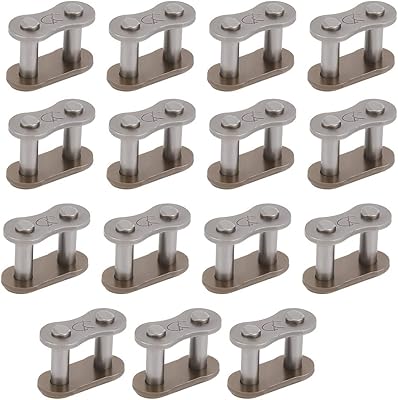Pligreat 15 pieces #50 roller chain connection links, main connector link for agricultural machine motorcycles, beach accessory chain of mini Motocross ATV.. Discover a new way to shop with DIAYTAR NIGERIA's comprehensive marketplace and quick delivery options.