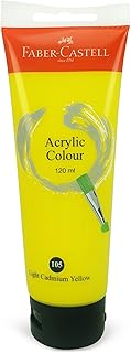 Faber-Castell acrylic painting, 120 ml, yellow, 378305.. No delays, no drama — just fast, affordable shopping with DIAYTAR Nigeria.
