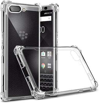 Protected plastic protective shell with reinforced edges, transparent color for blackberry key2.. DIAYTAR NIGERIA: Where value shopping meets reliable 5-8 day delivery across the nation.