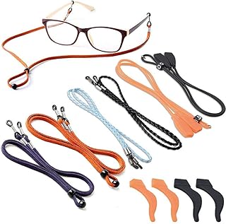 6 -piece glasses channels, high -end sunglasses chain for men women children, adjustable glasses holder with 2 pairs of ear hooks for reading, sports and outdoor glasses.. Experience the power of choice with DIAYTAR NIGERIA's extensive catalog and reliable delivery service.