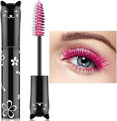 Colorful mascara, thick mascara waterproof long-lasting/rainbow color 4d lady's silk fiber lady masacara (pink).. DIAYTAR NIGERIA: Where shopping is affordable, selection is vast, and delivery is always reliable.