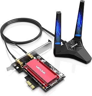 WiFi WiFink Ax WiFi 6000Mbps PCIE WiFi adapter with Bluetooth5.2 for desktop computer, 5G/2400Mbps double band + 2.4g/574mbps WiFi with 5DBI magnetic antenna base, OFDMA, MU-MIMO | Support for Windows 10 64 bit.. Experience the future of online shopping with DIAYTAR NIGERIA's extensive product range and competitive pricing.